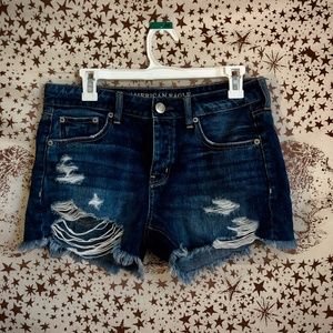American Eagle distressed shorts